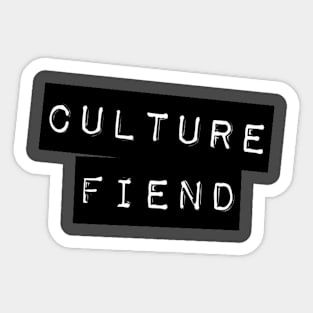Culture Fiend Logo Sticker